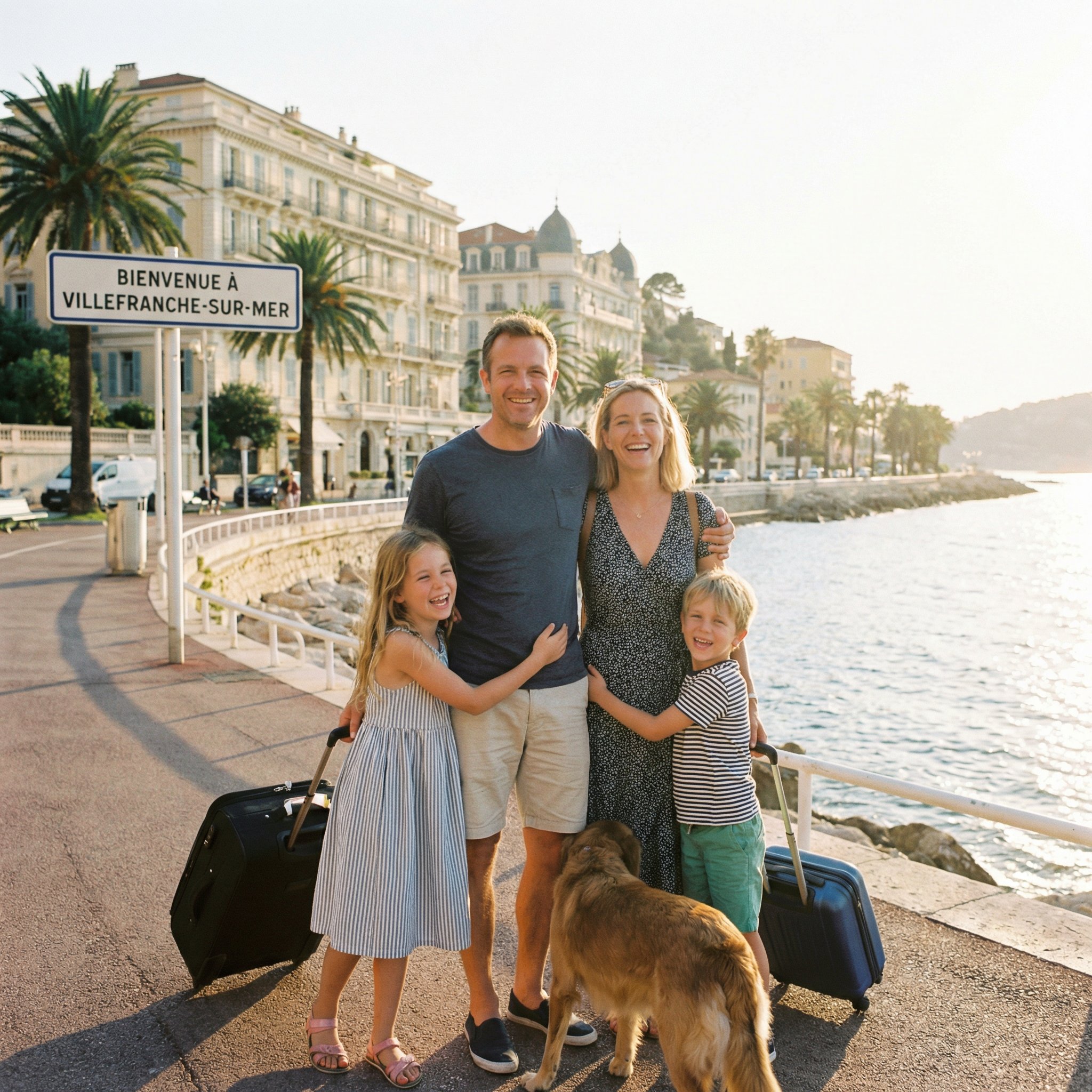 Famille a Villefranche-sur-Mer Cote d Azur